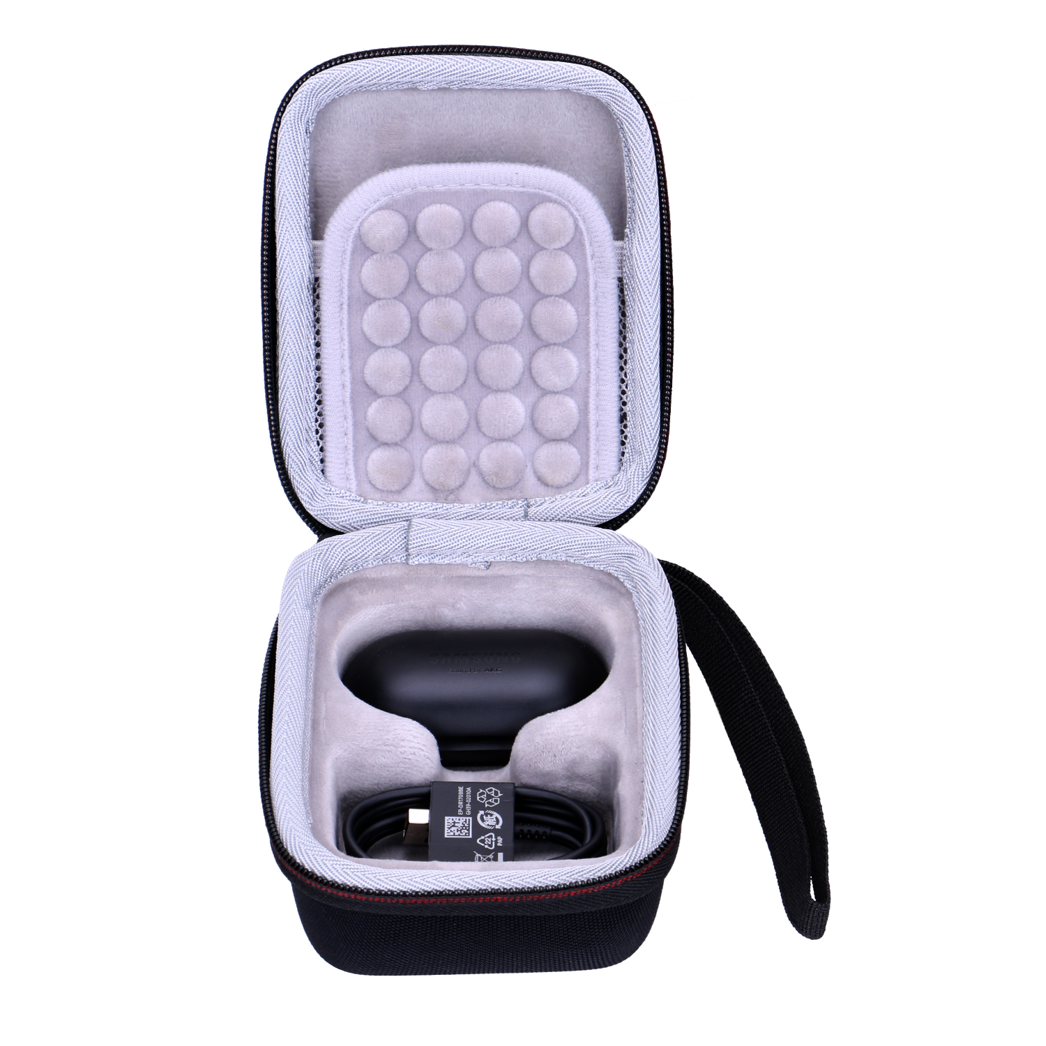 LTGEM EVA Black Carrying Hard Case for Samsung Galaxy Buds Bluetooth True Wireless Earbuds