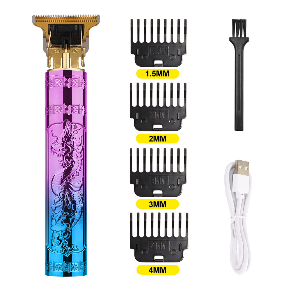 Pro T Clippers Trimmer Elektro Pro Li Trimmer T Blade Trimmer Akku wiederauf ladbar profession elle Glatze USB wiederauf ladbar: Freier Raum