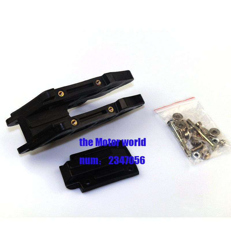 Motorcycle CNC Plastic Chain Guide Sprocket Guard Protector For Suzuki RM125 RM250 RMZ250 RMZ450 RMX450Z DRZ450S DRZ450R: black