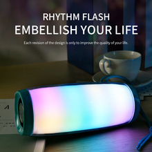 TG157 LED Blinkt Licht Bluetooth Lautsprecher tragbar Mit Seil draussen Loundspeaker 1200 mAh Stoff Wasserdicht Subwoofer FM Radio
