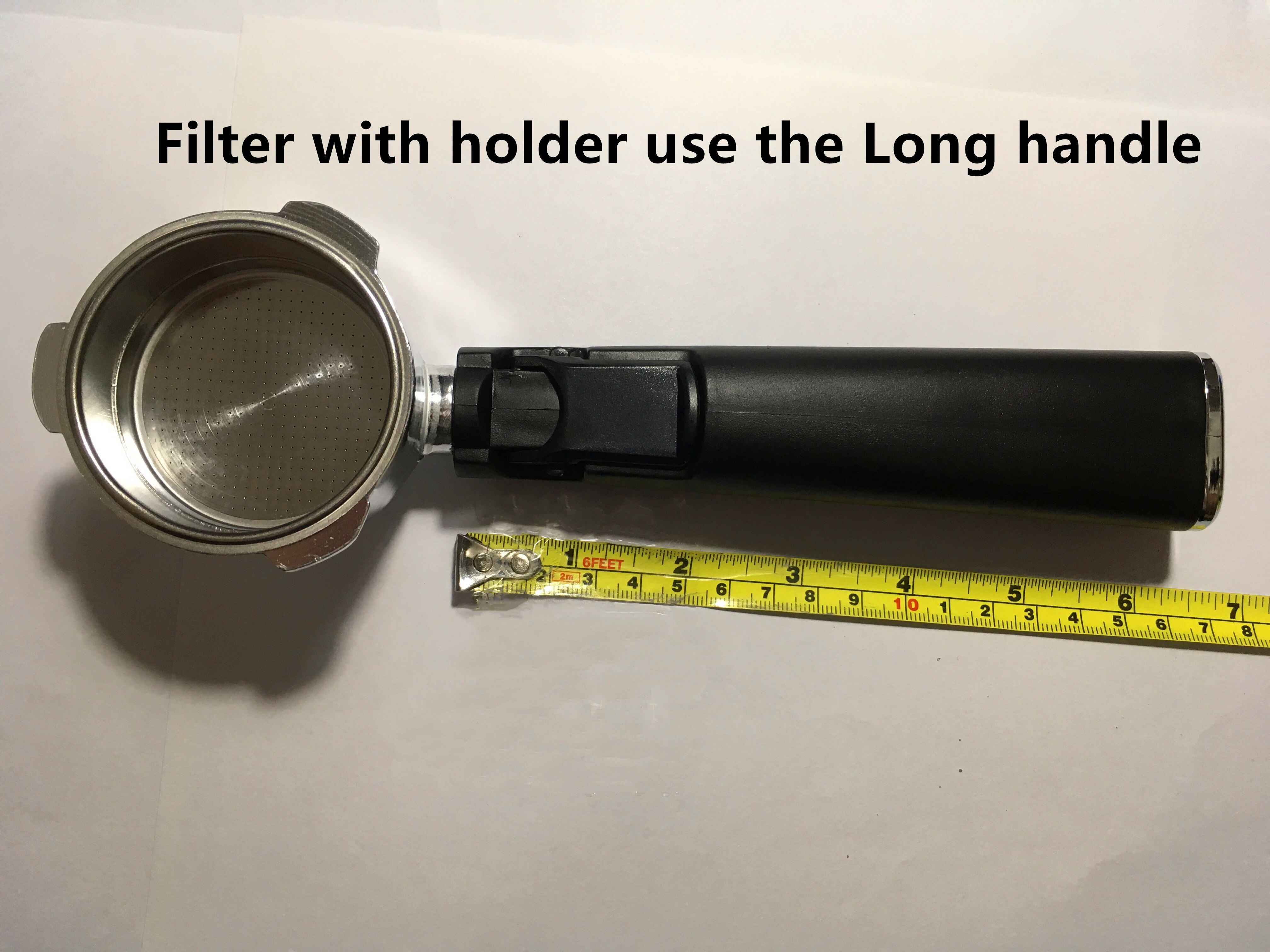 diameter  av 60 mm 15-20 bar espressomaskin deler lange håndtak filterholder til espressomarkør