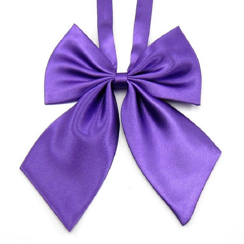 HOOYI nœud papillon solide noeuds papillon femmes nœud papillon: Pourpre