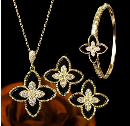 Janekelly-conjunto de joyas de circonia cúbica para mujer, conjunto completo de joyería de boda, cristal de Zirconia cúbica, Zirconia, zirconita, zirconita, de lujo, para , 4 unidades