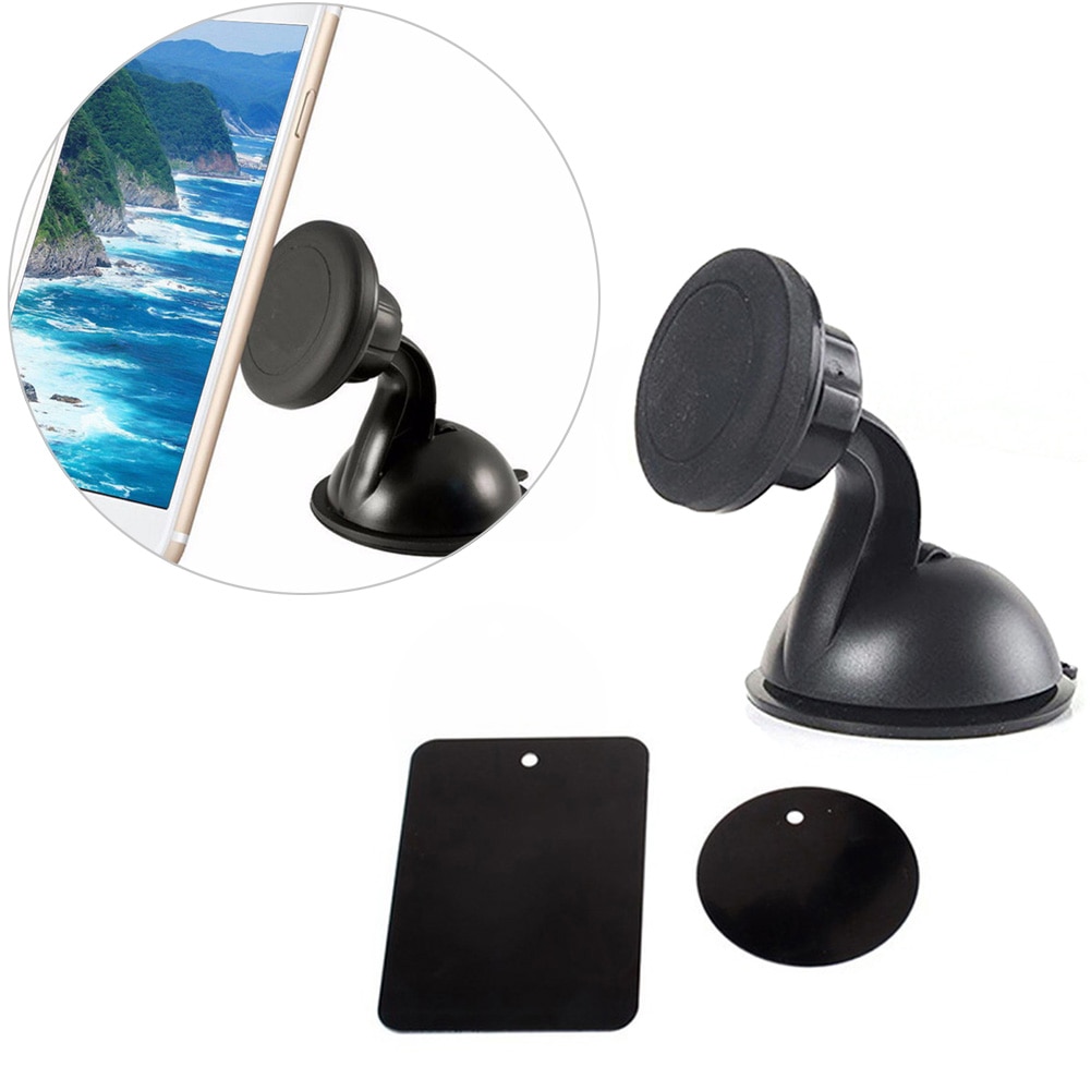 Magnetisk universell bilmonteringsholder 360 roterende mobiltelefonholder til ,,, merknad