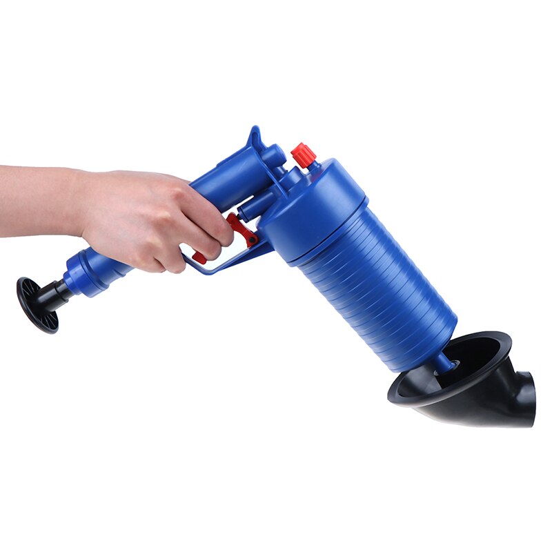 1 st badrum högtryckskraftig manuell handfat kolvöppnare renare pump luftkraft avloppsblästerpistol för badtoaletter