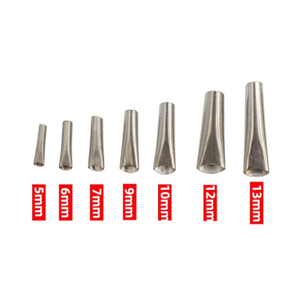 HIFESON 14PCS 5-13MM Metal Glue Nozzle Package Multi-function Scraper Blade Caulking Tool Black Tape Glass Caulking Waterproof