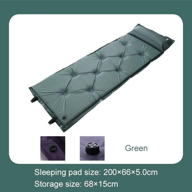 Self-Inflating Camping Mat Outdoor Sleeping Pad Ultralight Inflatable Mattress Portable Travel Hiking Camping Air Mattress: NXL