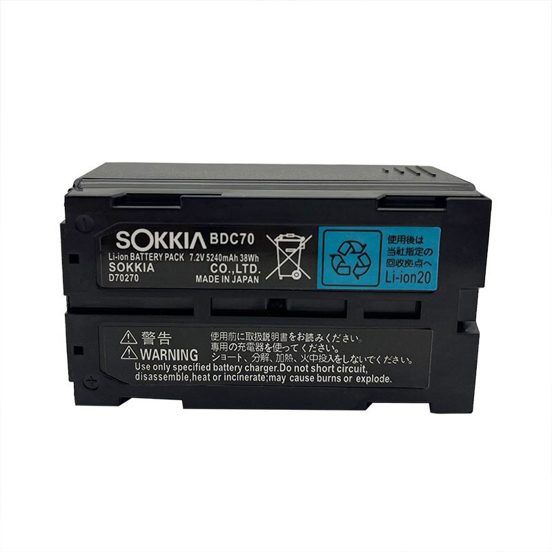 Brand SOKKIA BDC70 Li-ion battery FOR Topcon Total Station ES CX Sokkia FX Set x Series surveying tools 7.2V 5240mAh