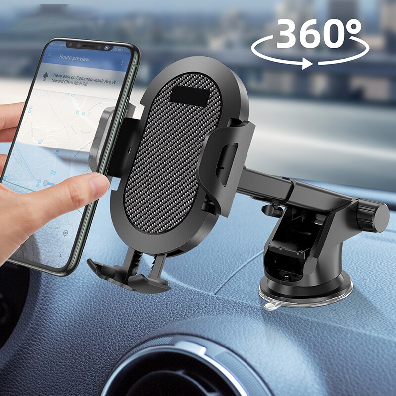 Auto Mobiele Telefoon Houder Stand Ondersteuning Cellulaire Auto Gps Mobiele Ondersteuning Voor Iphone Stand Roterende 360 graden