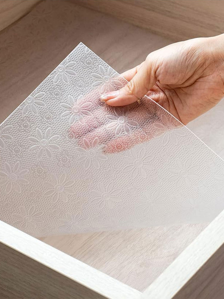 30x150cm Refrigerator Non-Slip Liners Transparent Washable Drawer Liners Kitchen Cabinet Dustproof Mat Reusable Mats: Default Title