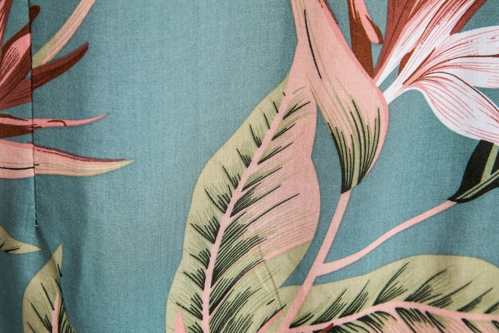 Camisa Casual para hombre a la estampado étnico solapa transpirable manga corta Camisa ropa de calle vacaciones hombres camisas hawaianas