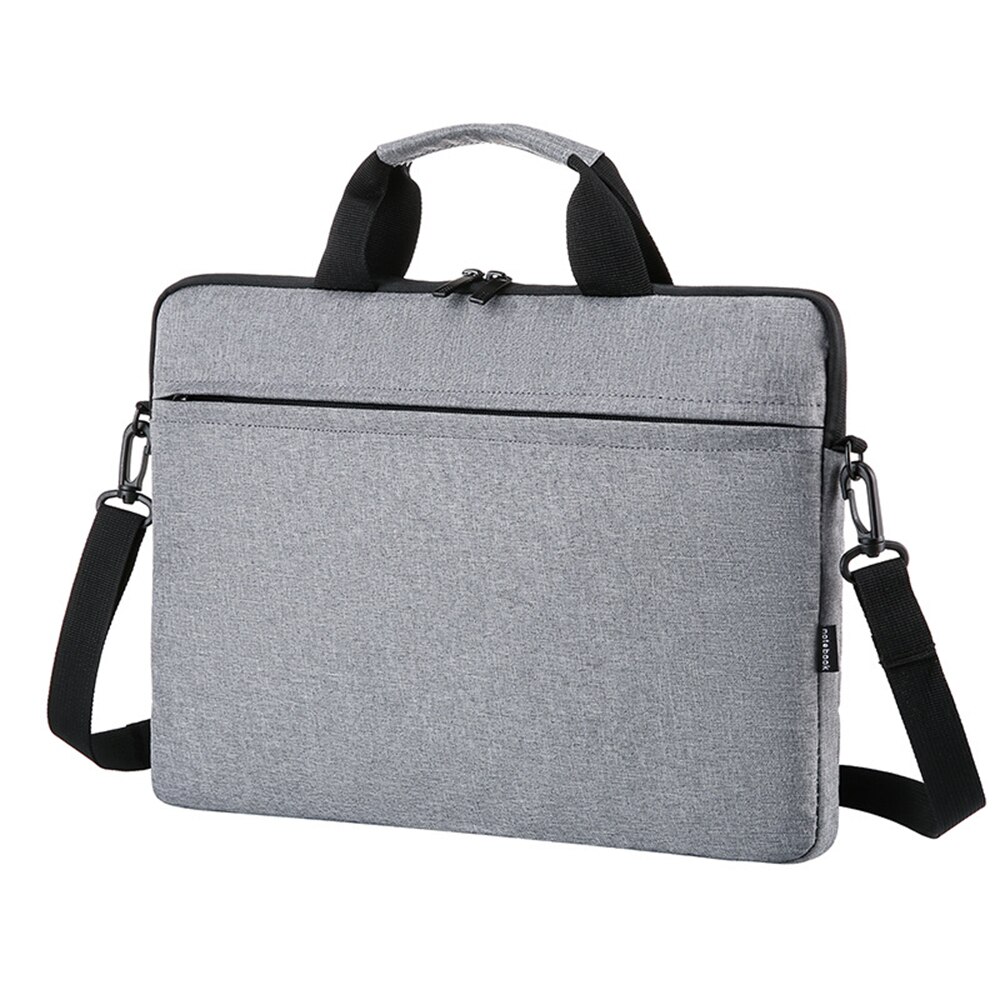 13.3 14 15.6 calowy Laptop torebka pokrowiec etui na notebooka pokrowiec na ramię torba dla Lenovo dla HP dla Dell dla Asus dla Samsung: Szary / 15.6 inch