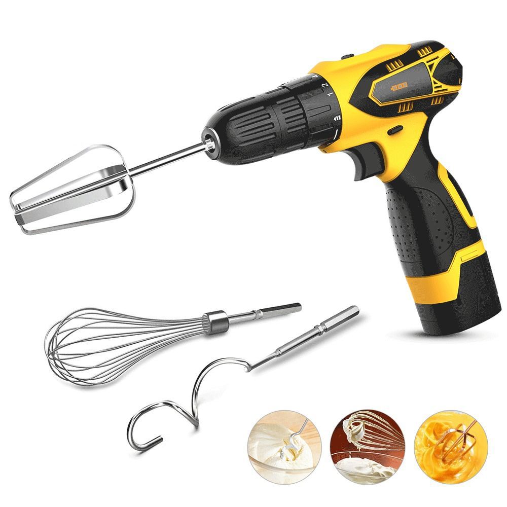 Roestvrijstalen Eierklopper Mixer Voor Eierbakgereedschap Roomboter Garde Mixer Geschikt Voor Elektrische Boorkeukenaccessoires