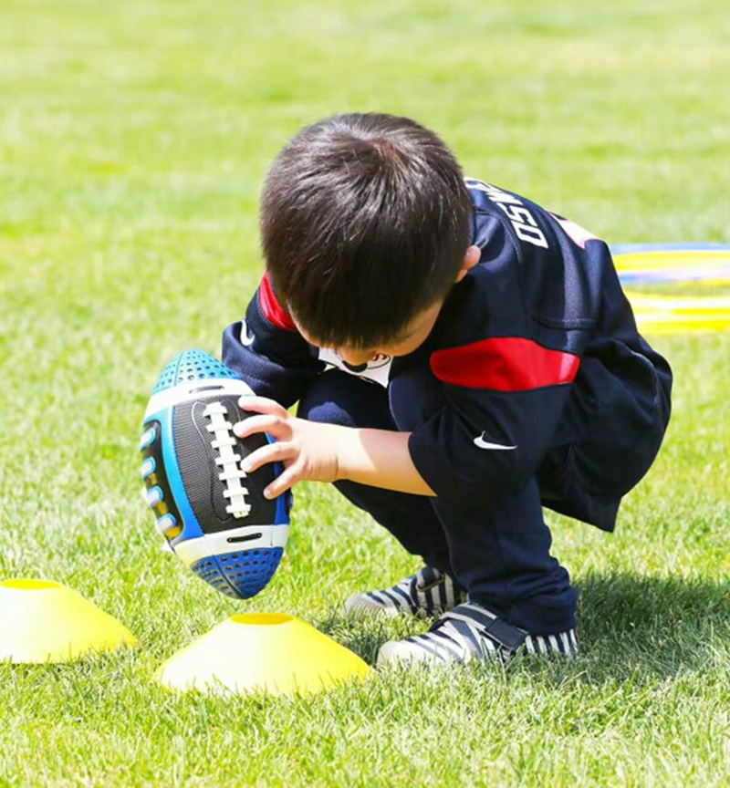 Størrelse 3 rugbybold amerikansk rugbybold amerikansk fodboldbold børn sport match standard træning os rugby street fodbold