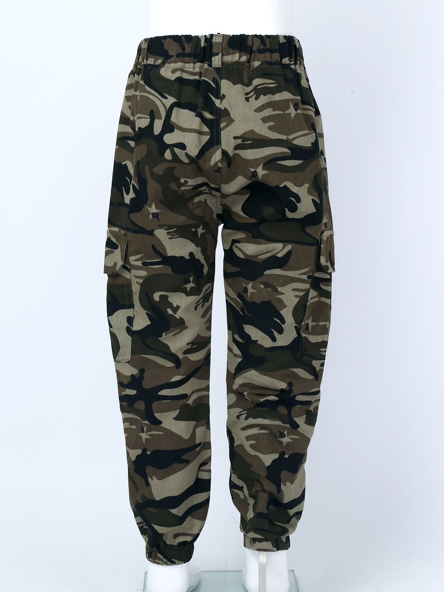 Kids Camo Trousers Teenage Boys Cargo Pants Casual Cotton Sport Pants Children Camouflage Pants For Boys Joggers Sweatpants