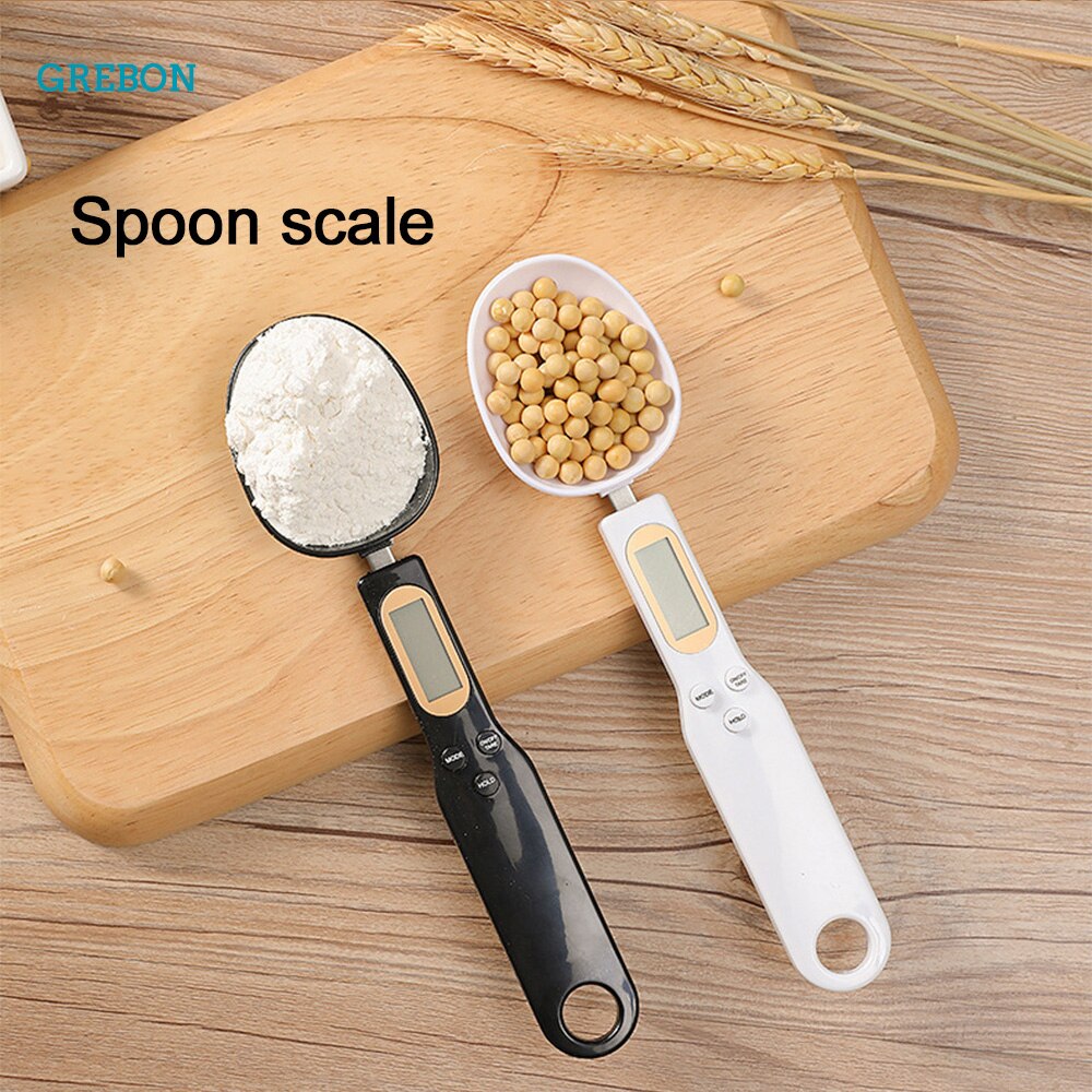 Cuchara de peso electrónica, balanza de medición de precisión, báscula de alimentos, medidor de peso digital para cocina, medidor portátil para hornear café