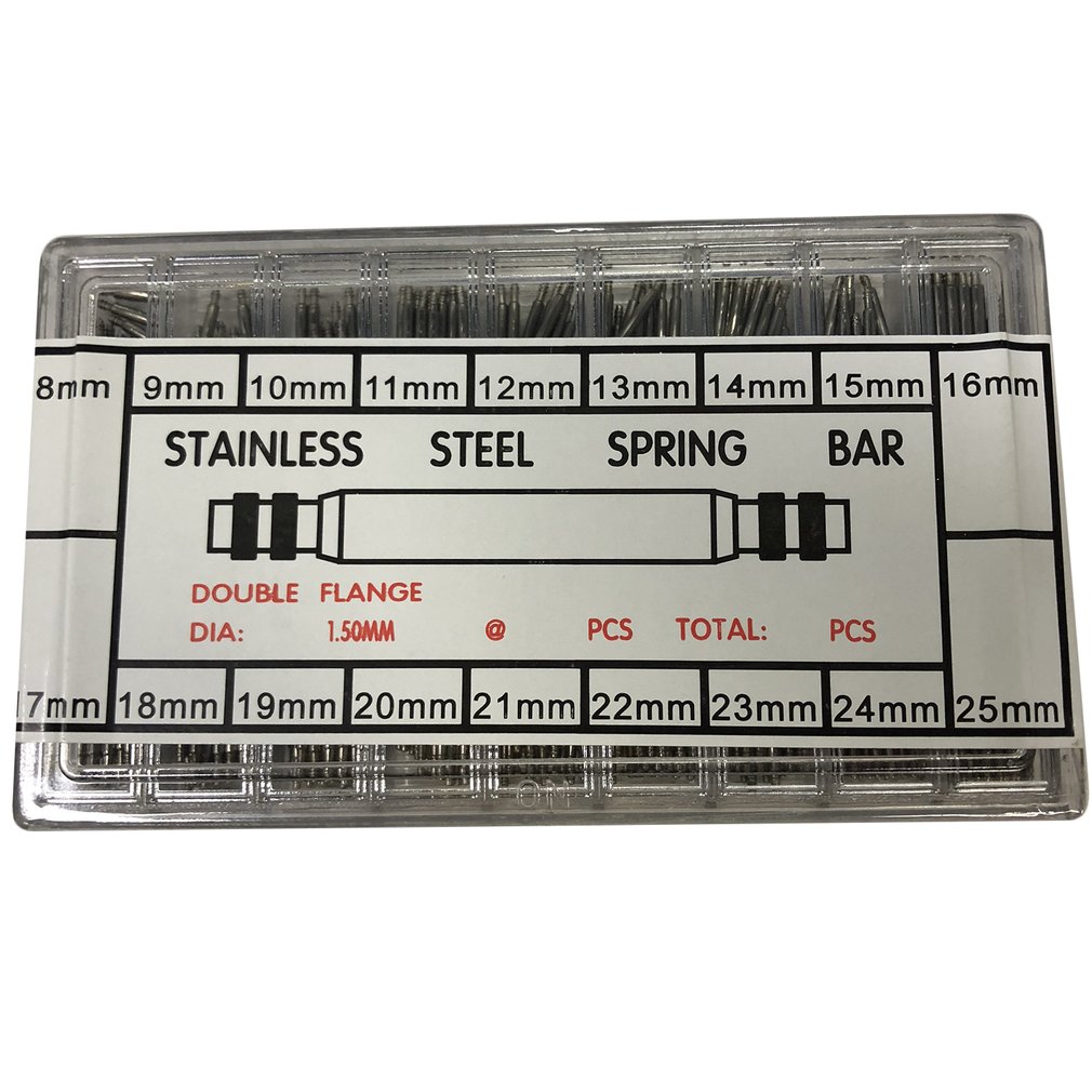 360PCS Boxed Lugs Watch Band Spring Strap Link Pin Remover Set Stainless Watch Wrist Bands Repair Kit
