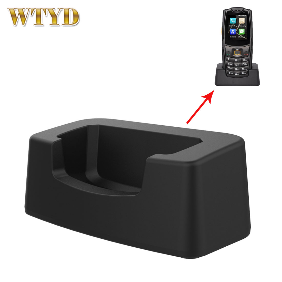 AGM Ladestation AGM DCD-M67 5V 1A USB-C / Typ-C Schreibtisch Ladestation Für AGM M6 / M7 AGM Telefon Ladegerät Für AGM M7