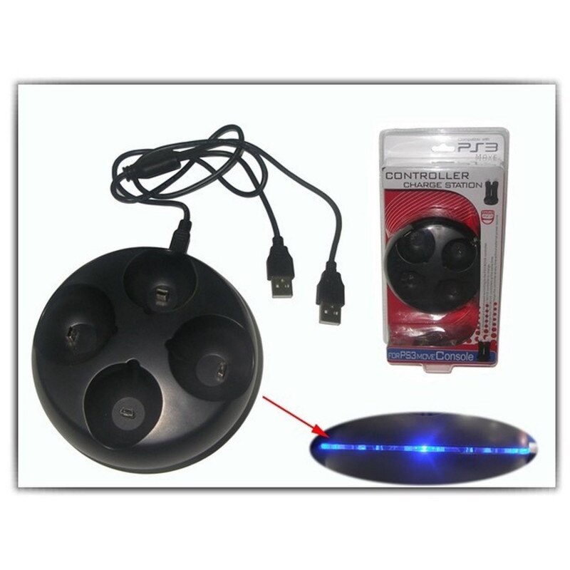 Ps3 Move Chargeur Avec 4 Ports