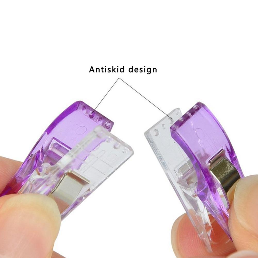 Huishoudelijke handgemaakte knutselclip patchwork naaiclips veelkleurige klaver wonder plastic clip