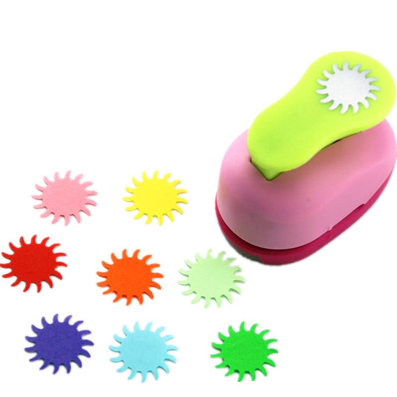 freeship25mm star punches for eva paper punch craft perfurador cutter scrapbooking paper punch for kids furador diy puncher R339: Gold