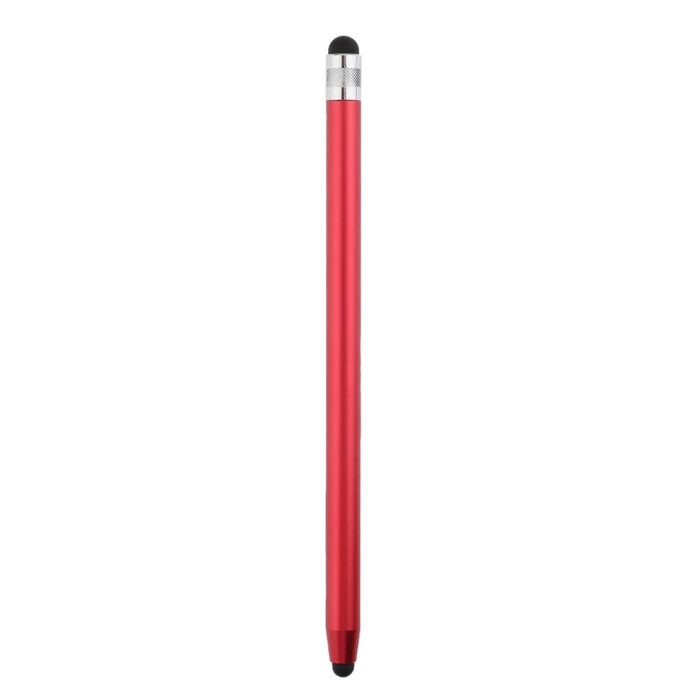 WK128 Round Dual Tips Capacitive Stylus Touch Screen Drawing Pen Tools Drawing Pen Tablet PC Parts For Phone Ipad 10 Colors: Red