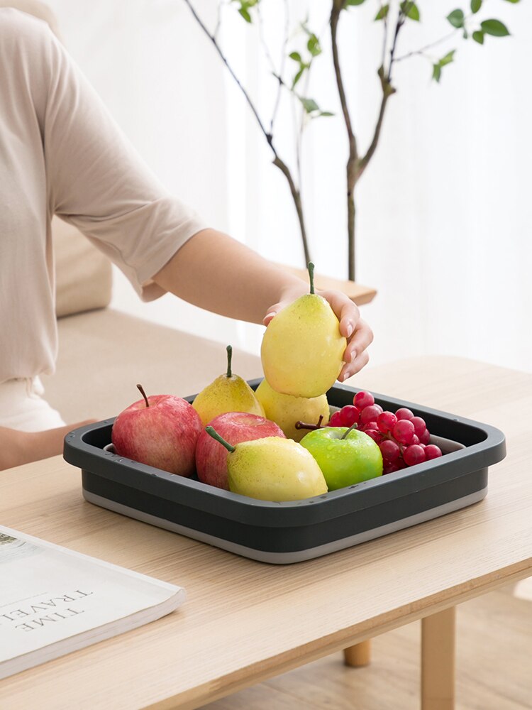 Portable Folding Washbasin Household Telescopic Plastic Sink Travel thick Small Wash Basin Plastic Camp Sink