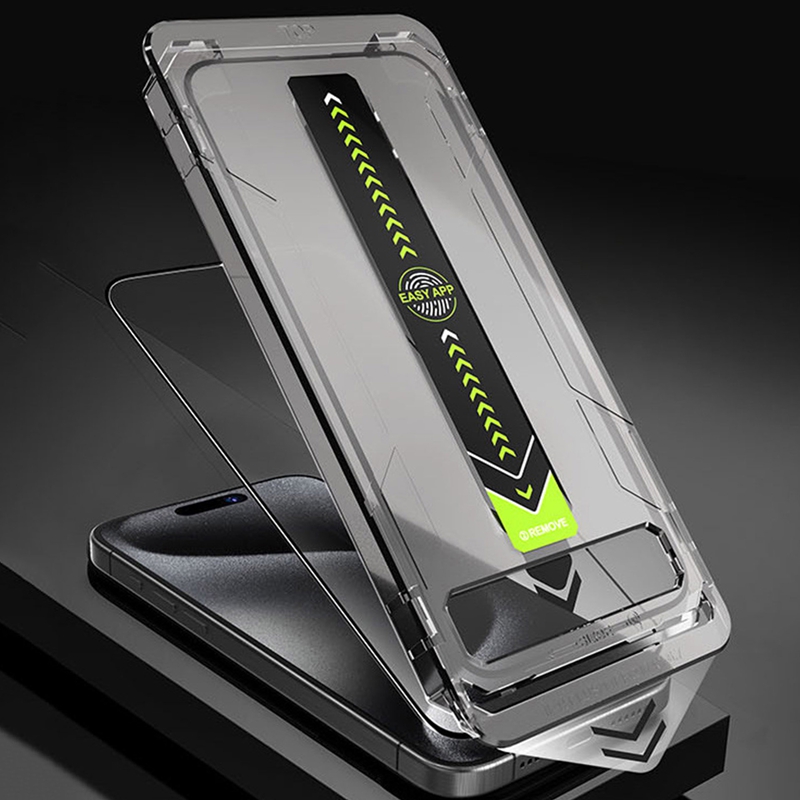 Premium Tempered Glass For iPhone 16 15 Pro Max 16 Plus Easy Install Glass for iPhone16Pro 16 Pro Max Dust Free Screen Protector
