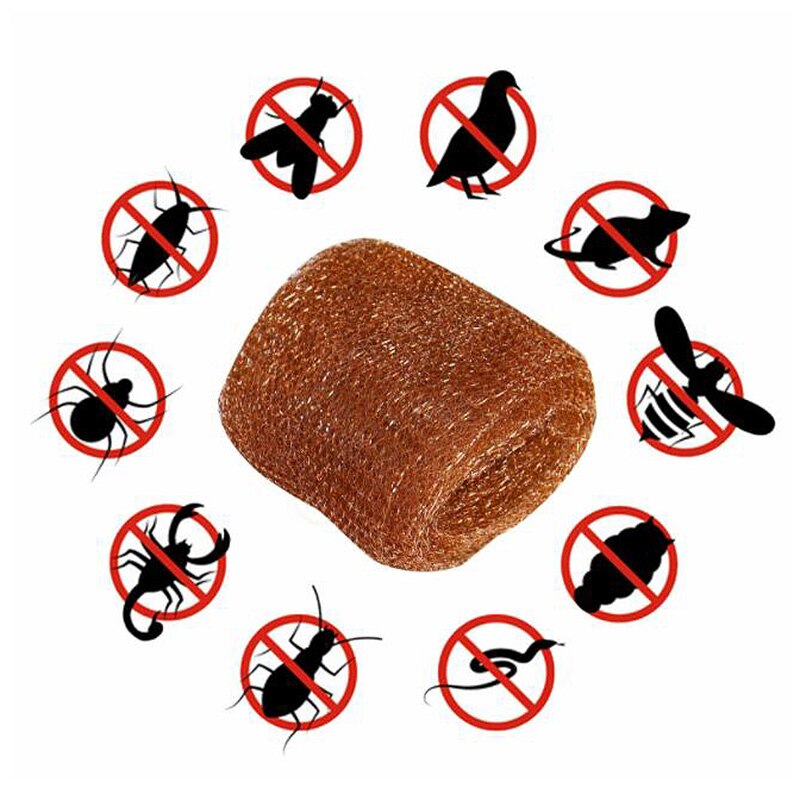 3/6 Meter Signal Shielding Net Anti-Snail Copper Wire Net Pest &amp; Rodent Net Mesh Exquisite Copper Decor Artworks Cleaning Tool