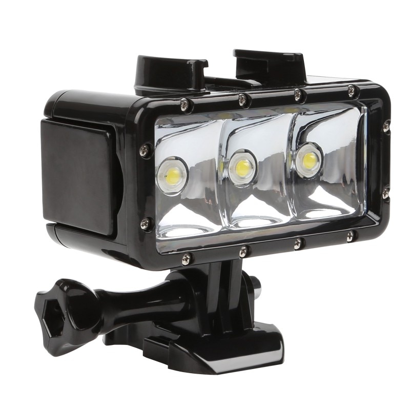 Luz de relleno impermeable de buceo para Gopro Hero 7 6 5, accesorios de Cámara de Acción, linterna subacuática, 40m