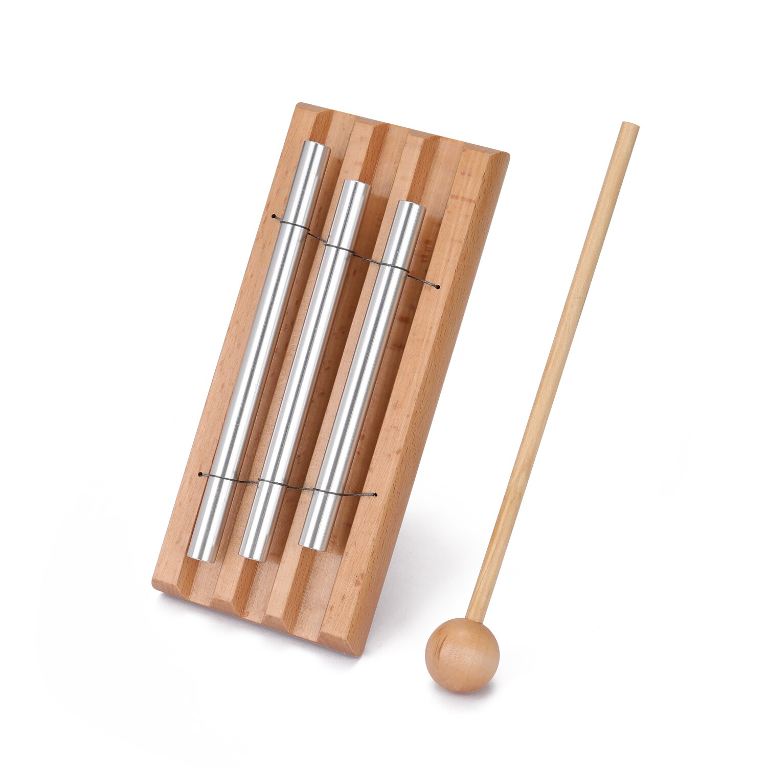 Table Chimes Portable Kids Music Enlightenment Percussion Instruments Wooden Percussive Chimes: 3 tone