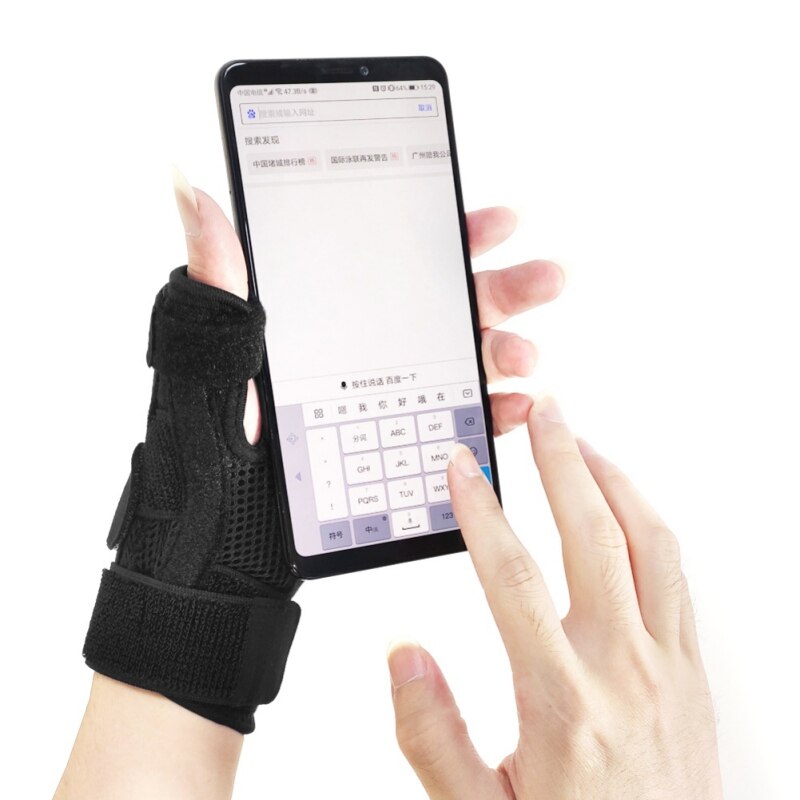 1pc Elastic Bandage Hand Sport Wristband Wrap Wrist Support Thumb Sprain Fracture Brace Splint Gym Support Wrist Brace