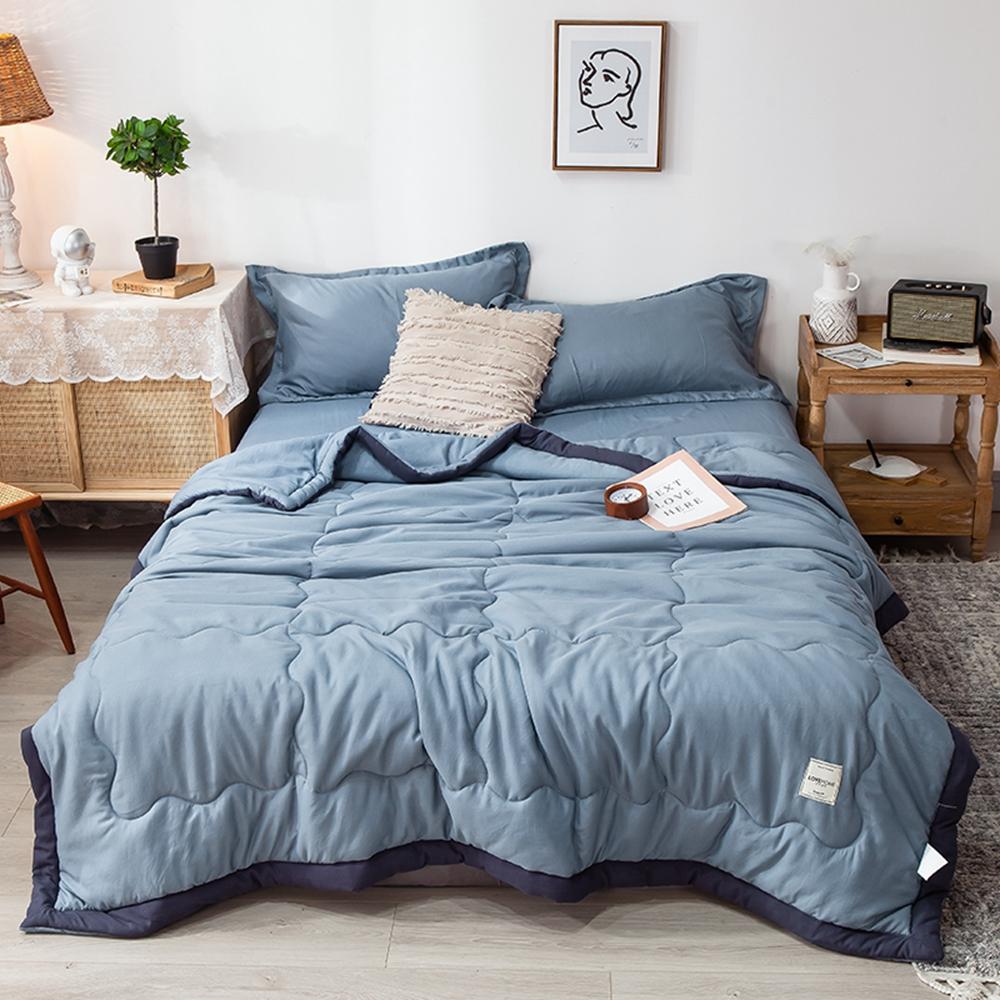 Summer Quilts Bedding Throws Blue Blanket Cartoon Comforter Bed Cover Quilting Home Textiles Suitable for Adults Kids