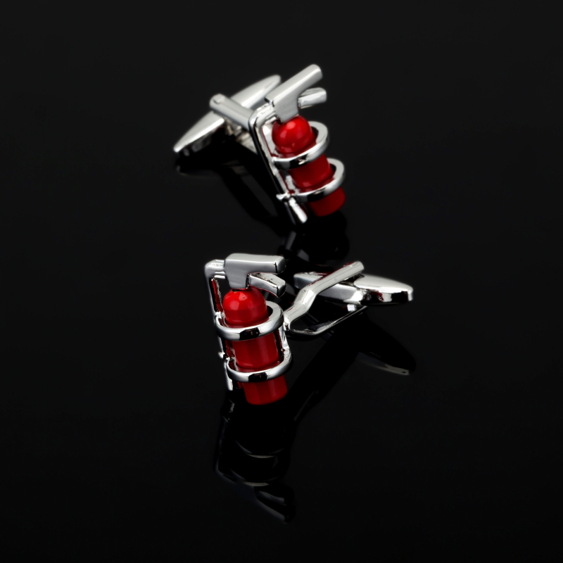 XK215 men's shirts Cufflinks firefighters fire extinguisher Cufflinks brand of men's clothing tool accessories