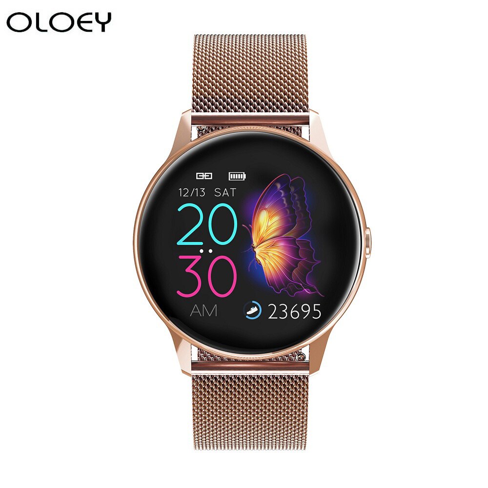Rosa smart armbånd kvinner vanntett smart klokke rosa av  p70 p68 dt88 b57 y9 p80 smartwatch pulsmåler fitness tracker