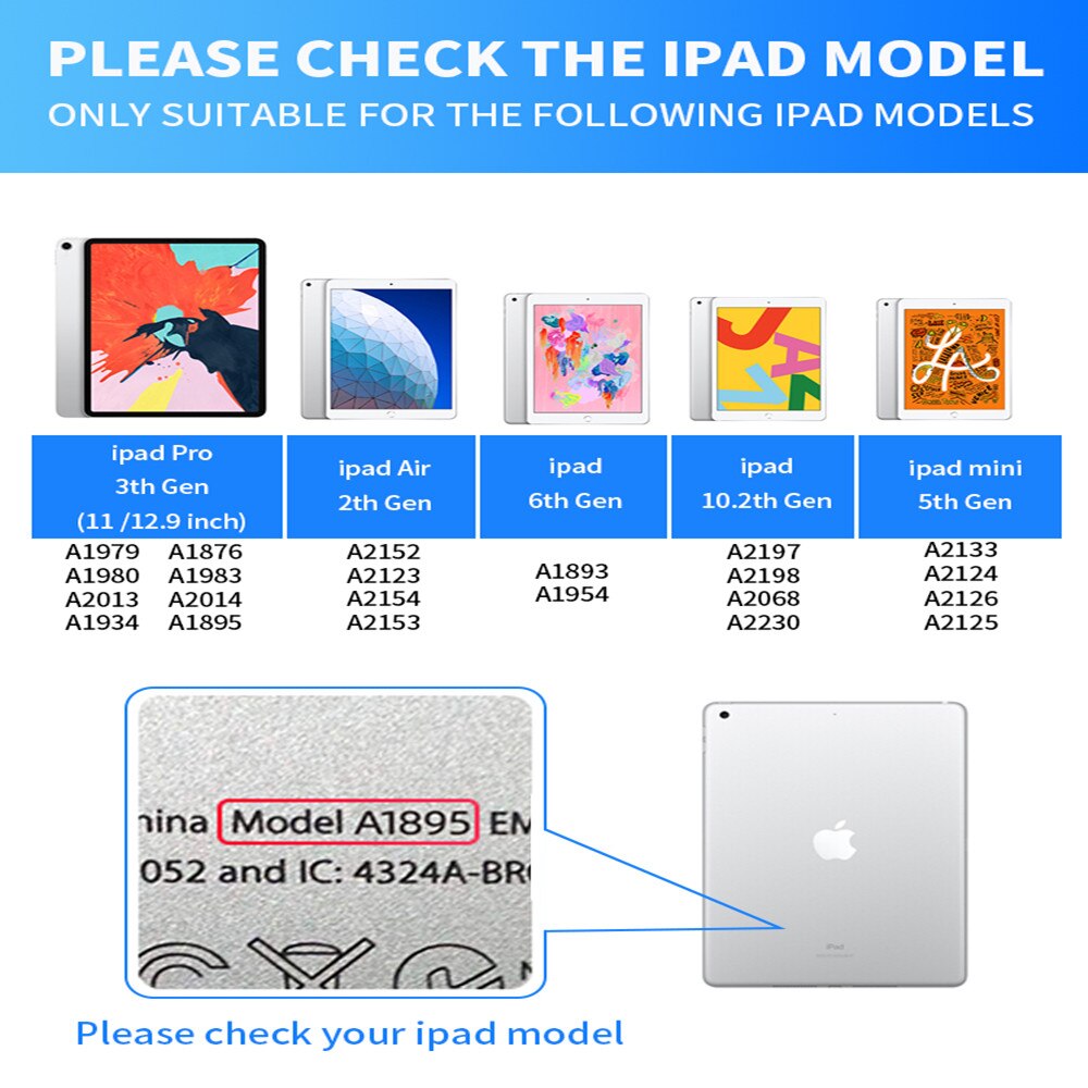 Palm Rejection Smart Pen For Stylus Apple Pencil For iPad Pro 11 12.9 For Stylus Touch Pen For iPad Air 3 10.2 mini 5