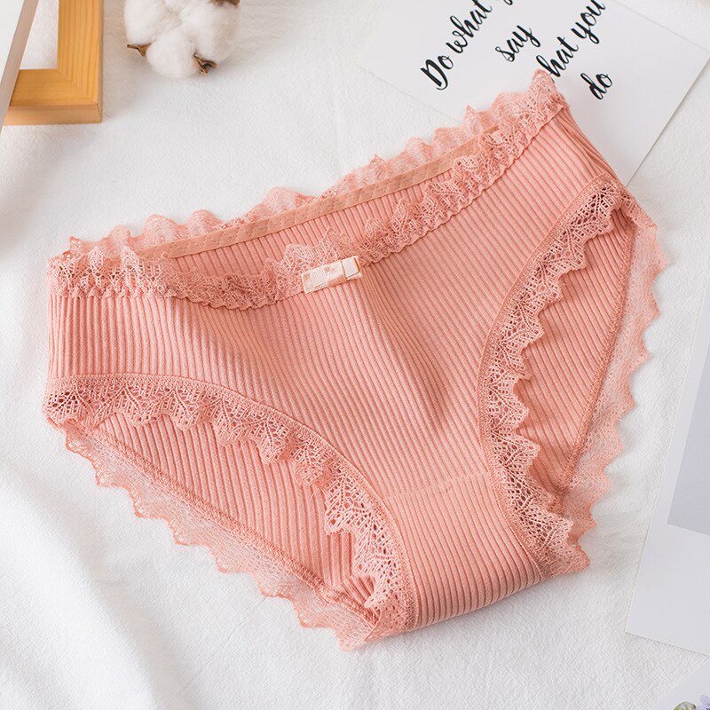Bragas antigoteo para el período Menstrual, ropa interior de algodón para mujeres, calzoncillos con flores de cintura baja de estilo japonés para chicas, calzoncillos con flores: coral pink / M