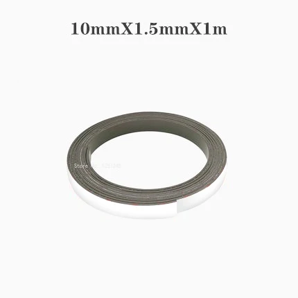 Sterke Flexibele Magneet Strip Zelfklevende Magneetband Rubber Magneet Tape Lengte 39.37Inch