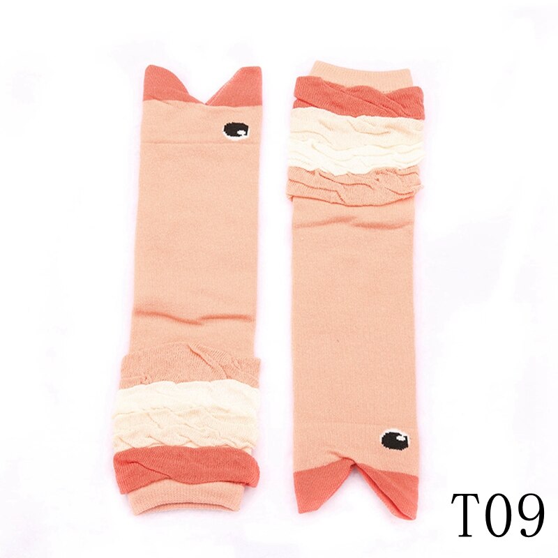 Baby Leg Warmers Newborn Knee Pads Kids Safety Crawling Socks Toddler Cotton Knee Protector Boy Girls Cartoon Sock Autumn Winter: 9