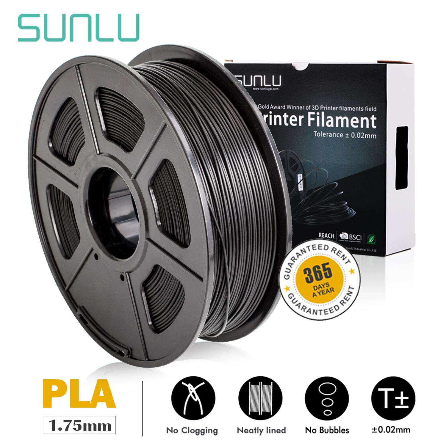 SUNLU pla 3d drucker Filament kunststoff Filament kunststoff stangen Profi kg 3d drucker Filament pla