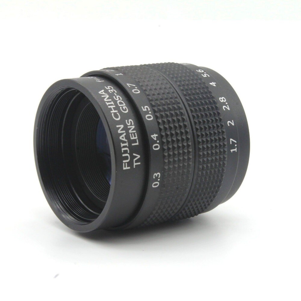 35mm F1.7 CCTV TV Movie lens + C Mount + Macro ring voor Sony E Mount Nex-5T Nex-F3 Nex-6 Nex-7 Nex-5R A6500 A6300 A6100 A5100 A5000