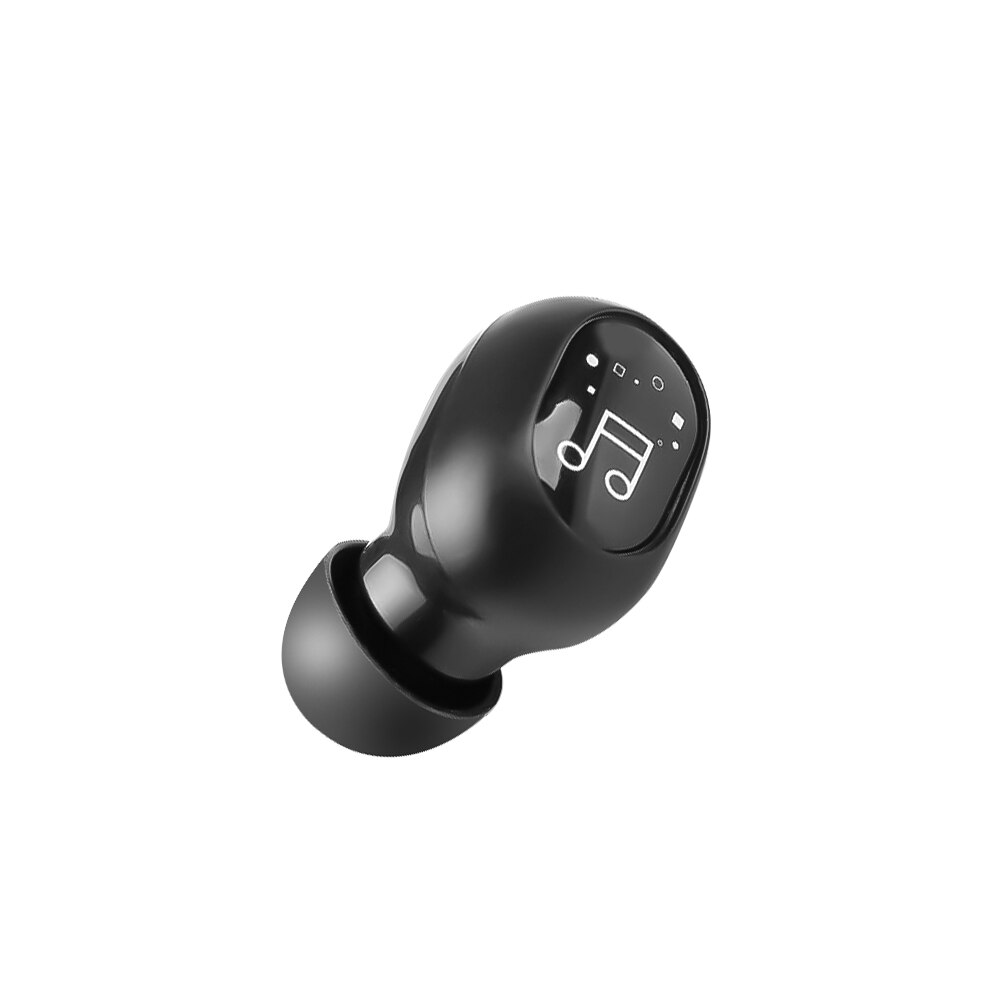 Mini Wireless Bluetooth 5.0 Earphone Sport Headset with Mic Handsfree in Ear Earbuds For Samsung Huawei All Phone Earphones: 1pcs Black