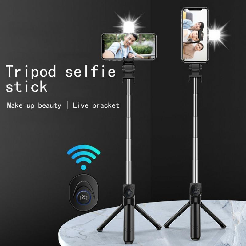 Bluetooth Selfie Stick Met Statief Plastic Lichtmetalen Self Stick Selfiestick Telefoon Smartphone Selfie-Stick Voor Iphone Samsung Huawei