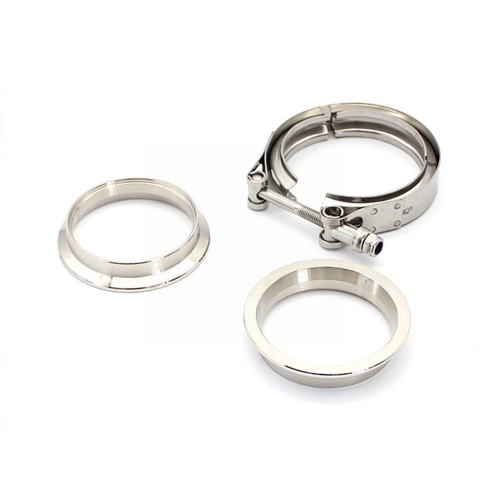 Auto Parts Steel Hose Clamp 304 Flange Clamp Pipe Clamp Car Clamp V Type Modified Exhaust Pipe Y0L1