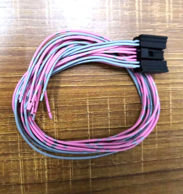 for Ford Edge Everest USB Multimedia Box Male Female Plug Terminal Extension Cable 12PIN: female with cable