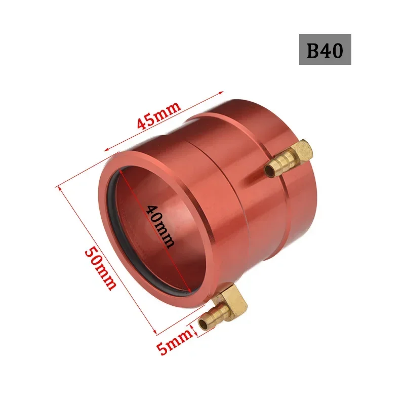RC Stiefel Gute Aluminium CNC Marine Motor- Wasserkühlung Jacke für RC Stiefel B20/B36/B40 Ich würde 20/36/40mm Bürstenlosen Motor-: Gelb
