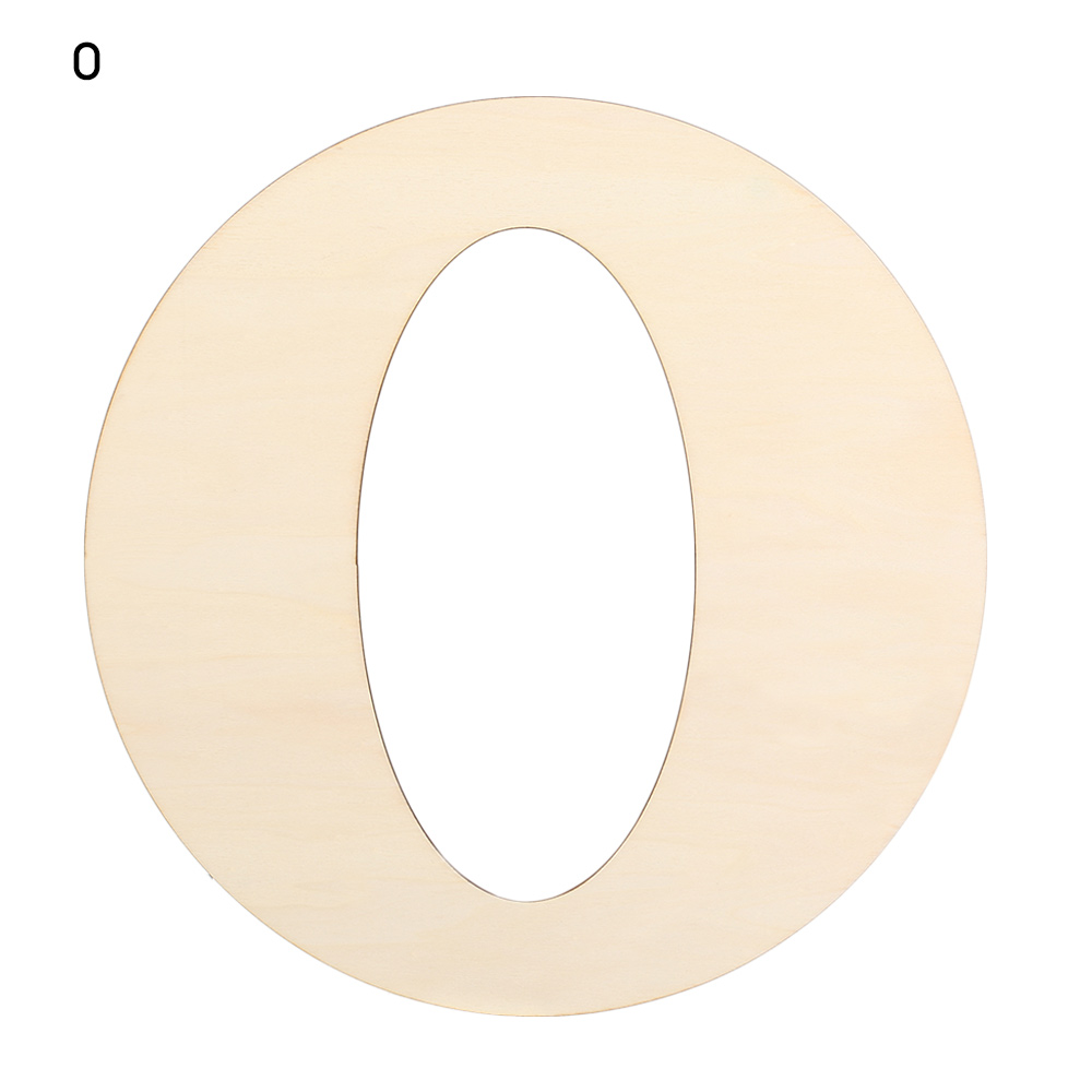 Ornamentos de porta de parede semiacabados, decoração de casa em branco pintável 30cm letras de madeira alfabeto inacabado diy artesanato em madeira: Transparente