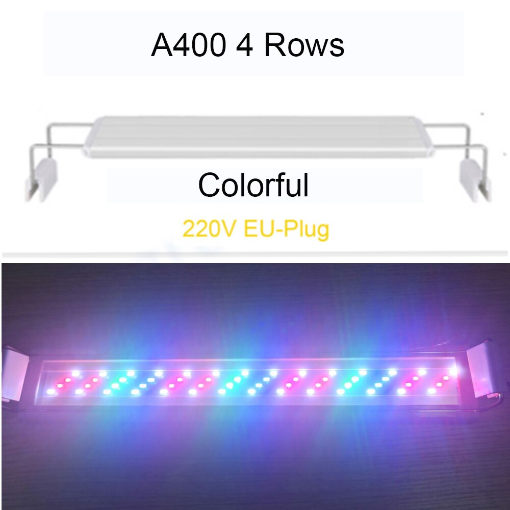 Super Slim LED Aquarium Lighting 8W-13W Aquatic Plant Lights with Extendable Waterproof Clip on Lamp For Fish Tank