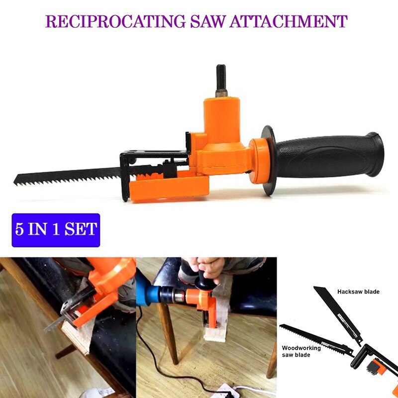 Reciprocating Saw Adapter Electric Drill Modified Electric Saw Hand Tools Wood Metal Cutter K888