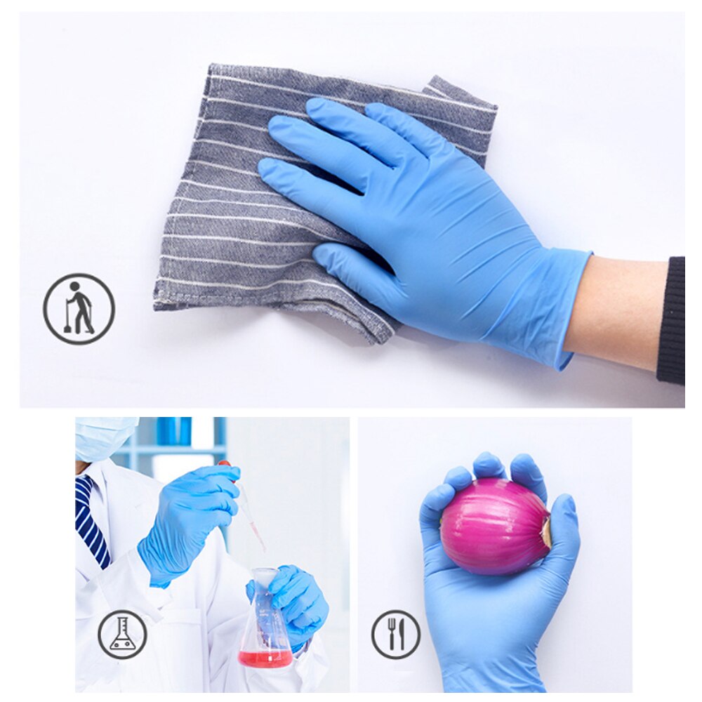 6pcs=3pairs Disposable rubber gloves Drawing gloves Disposable Latex gloves for painting Strong adjustable glove